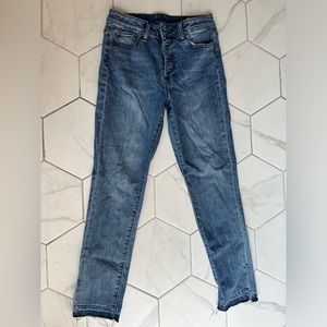 Vince Camuto high rise ankle jeans